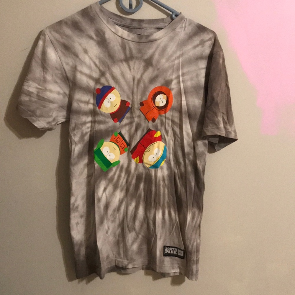 Tie dye South Park T-shirt
